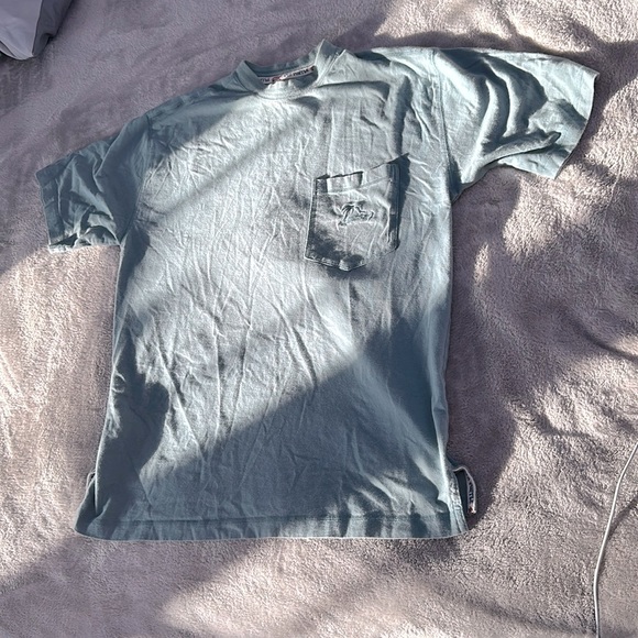 Cyan Medium Red Turtle vintage t shirt, good condition, pocket, streetwear. - Picture 5 of 5